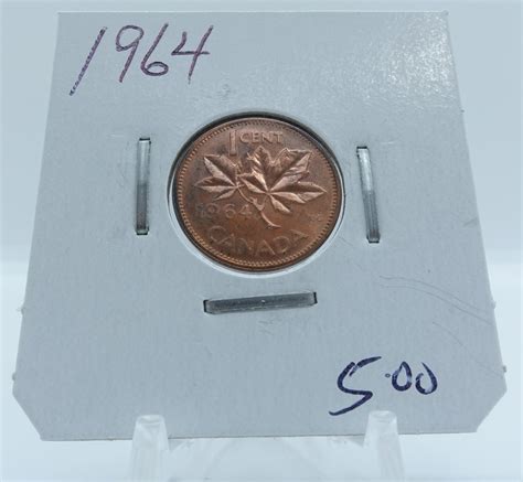 1964 CIRCULATION CANADIAN 1-CENT - West Edmonton Coin & Stamp