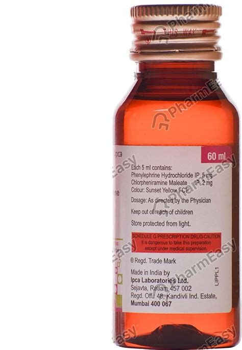 Solvin Cold Af Syrup 60ml: Uses, Side Effects, Price & Dosage | PharmEasy