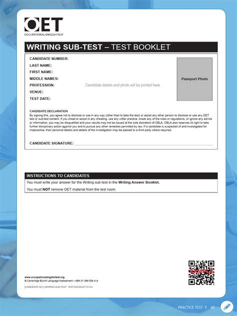 Image result for OET Writing Samples
