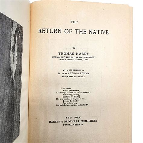 The Return of the Native | Thomas Hardy | First Book Edition