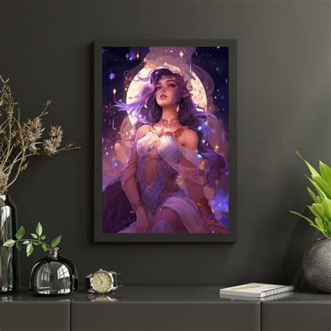 Cartel de la princesa Manhwa de las noches árabes mate/satinado, cartel ...