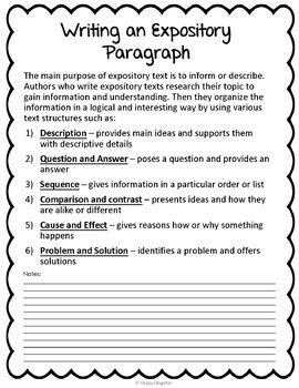 Image result for Expository Writing Graph