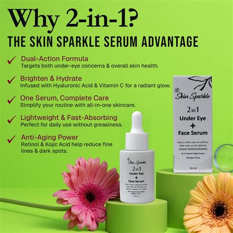 Skin Sparkle 2-in-1 Under Eye + Face Serum
