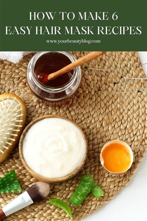 7 simple diy hair masks for dry damaged hair – Artofit