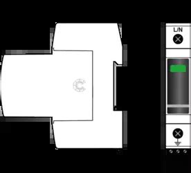 DAC1-13S-10-150 - Type 1+2 AC surge protector - 1-pole, CITEL