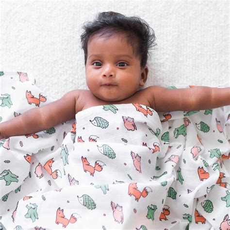 Baby Muslin swaddles | Organic Cotton Muslin Swaddles