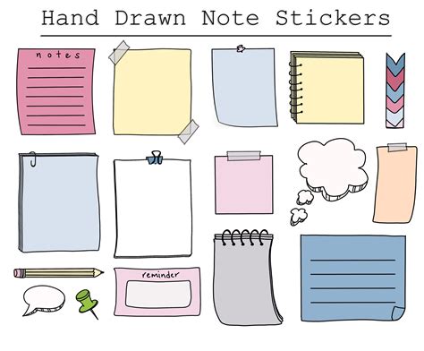 Image result for Notebook Notes Stickers