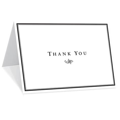 Thank You Greeting Cards 5″ x 7″ - Bulk and Wholesale - Fine Cardstock