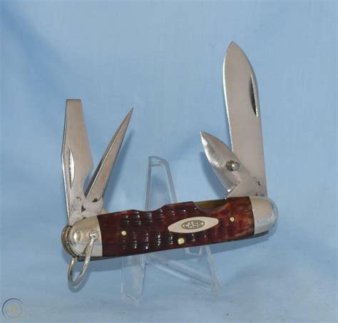 RARE VINTAGE CASE XX REDBONE SCOUT KNIFE 6445 R 1970 10 DOT | #4556556126