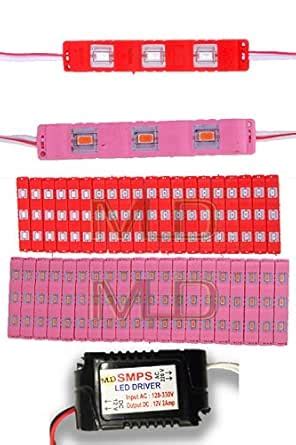 Buy MLD 3 LED strips 12V Waterproof 5630/5730 LED SMD Injection module ...