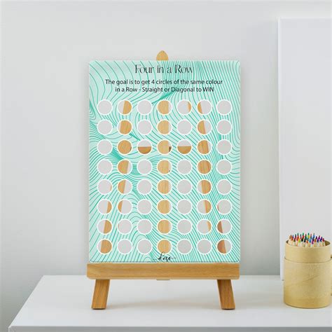 Acrylic Game - 4 in a Row - Clear Acrylic (6inx8in) – The Deso Project