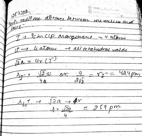 In Lil crystal, I ions form a cubical closest packed arrangement, and ...