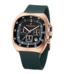 Daniel Hechter Analogue Green Dial Men's Watch-DHM1001-01 : Amazon.in ...
