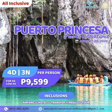 Exclusive 4D3N Puerto Princesa + El Nido Package, Puerto Princesa, El ...