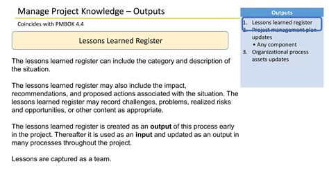 Image result for Manage Project Knowledge Process