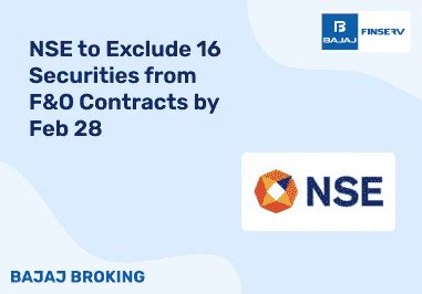 NSE to Exclude 16 Securities from F&O Contracts by Feb 28 | Bajaj Broking