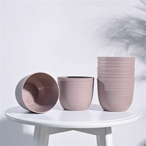 UGAOO Verona Round Plastic Planter for Home & Balcony Garden (12 CM ...