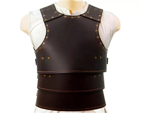 Medieval Armour Leather Breastplate & Backplate Cosplay & Larp Costume