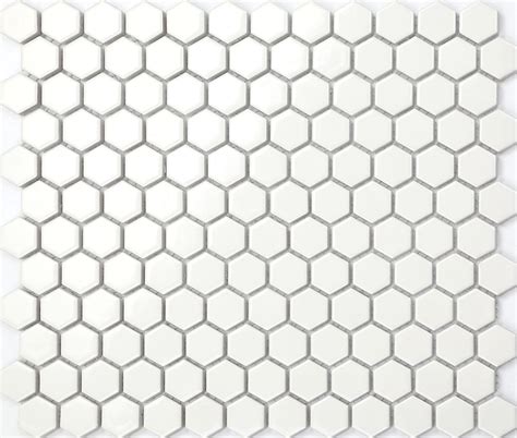 Grand Tiles White Hexagonal Gloss Mosaic Wall Floor Tiles India | Ubuy