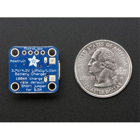 Adafruit Micro Lipo w-MicroUSB Jack - USB LiIon-LiPoly charger - v1 at ...