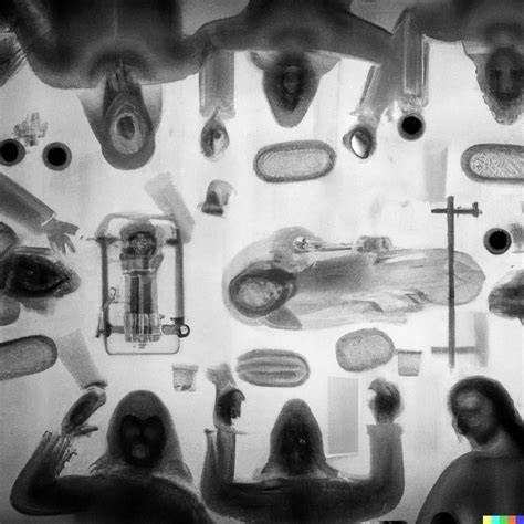 Annunciation Da Vinci X Ray