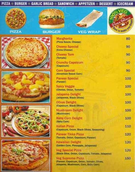 Menu at Pizza Palace, Secunderabad, Shop 3
