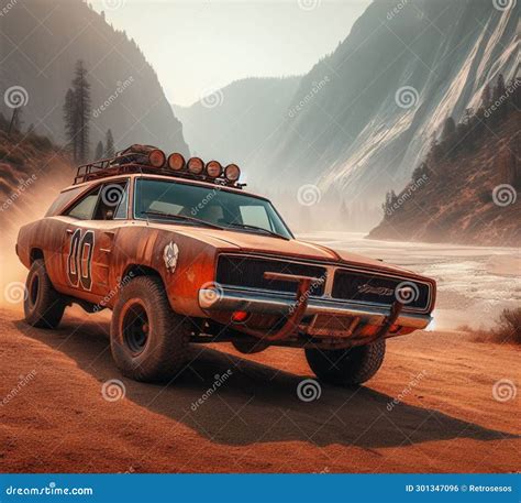Rusty Dirt Offroad 4x4 Lifted Vintage Custom Camper Conversion Jeep Overlanding In Mountain ...