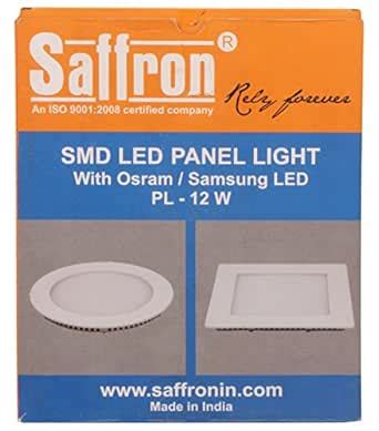 Buy Saffron Fiber Ceiling Light- Square (White, 12 Watts) Online at Low ...