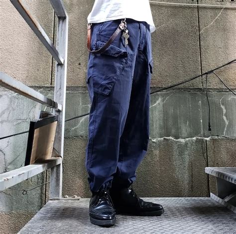 近年枯渇後期型！ "Royal Navy" Combat Cargo Trousers ロイヤルネイビー カーゴパンツ イギリス軍 ...