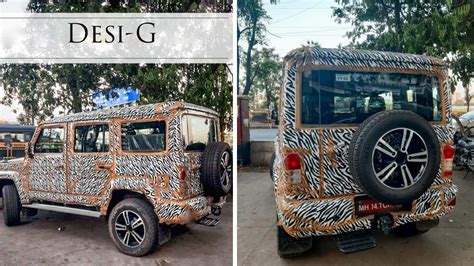 Spy Media Offers Clear Look at 5-door Force Gurkha’s Mercedes G-Wagon ...