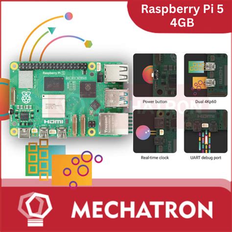 Jual Raspberry Pi 5 4GB MADE IN UK Mini PC Board Module 4 GB Rpi 5 Pi5 ...