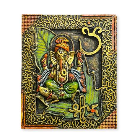 DT DECTONE Ganesha Peacock Wall Hanging, Ganeshji Wall Decor, Ganpati ...