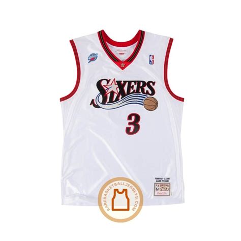 Allen Iverson Philadelphia 76ers 2001-02 Authentic Jersey - Rare ...