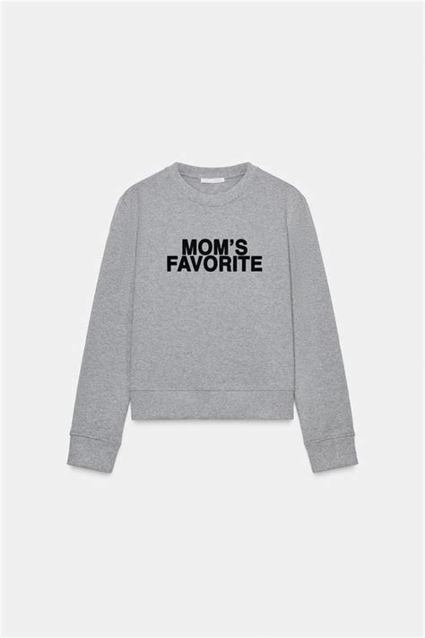 FRONT SLOGAN SWEATSHIRT - Grey marl | ZARA India