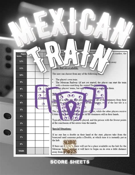 Mexican Train Score Pads 150 Sheets 8 5 X 11 | Desertcart INDIA