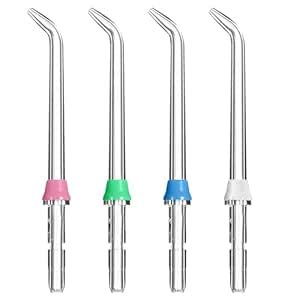 4 PCS Water Flosser Replacement Tips, Teeth Cleaner for Water Pik ...