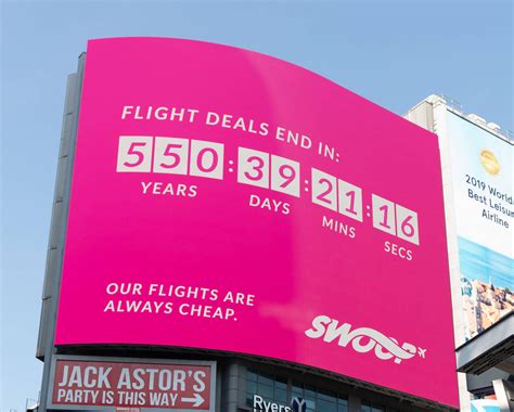Download Swoop Airlines Flight Promo Ad Wallpaper | Wallpapers.com