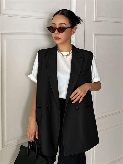 How to style a long black vest – Artofit