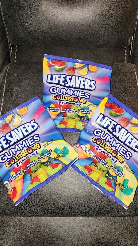 Lifesavers Mixed Variety Gummi Snacks, 7 oz. - Classic Shape, Assorted ...