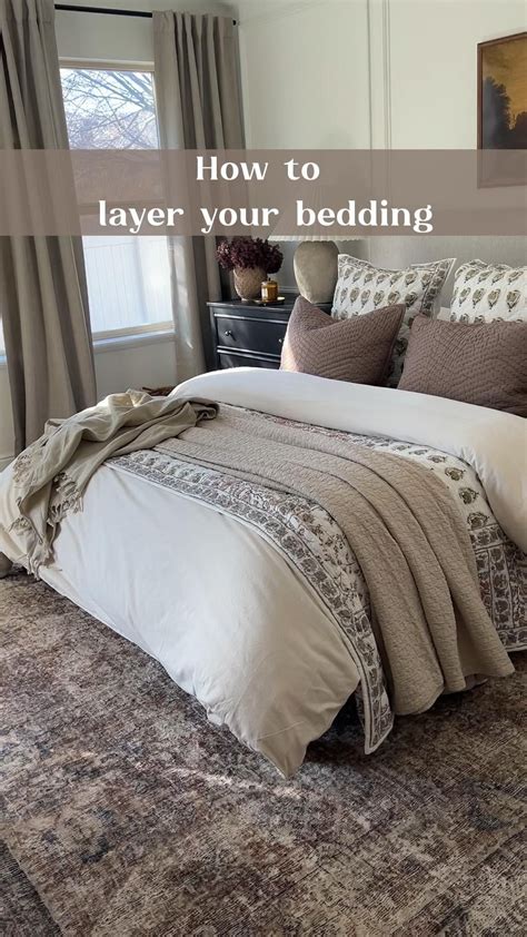 How To Make Your Bed Like A Designer - Blanket Layering Guide - Nadine Stay | Home decor bedroom ...
