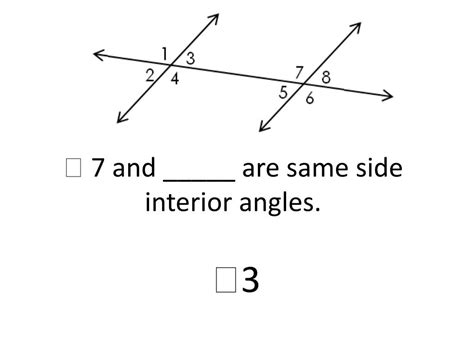 Image result for Same Side Interior Angles