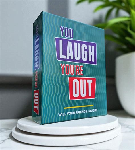 You Laugh You’re Out: The Ultimate Party Card Game for Friends