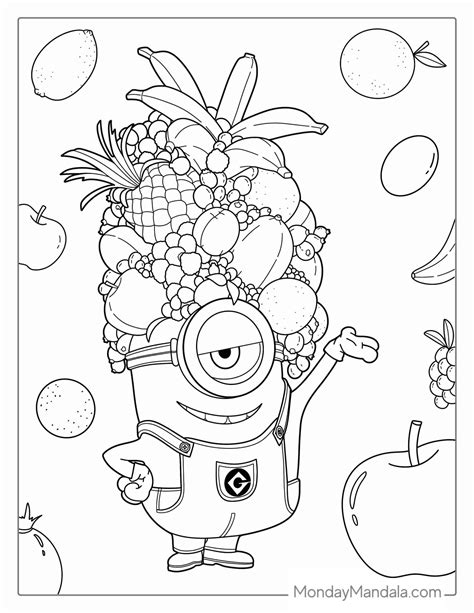 32 minion coloring pages free pdf printables – Artofit