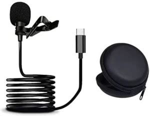 Megaindia BRANDED Collar Microphone Clip Type C Mobile Phone Cell Smart ...