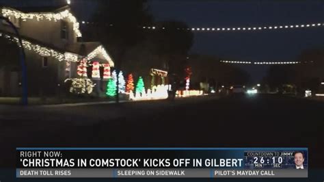 Gilbert's 'Christmas On Comstock' light display kicks off | 12news.com