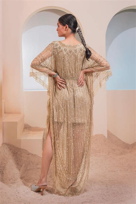 Esha Sethi Thirani - Gold Grecian Caftan - Elahe