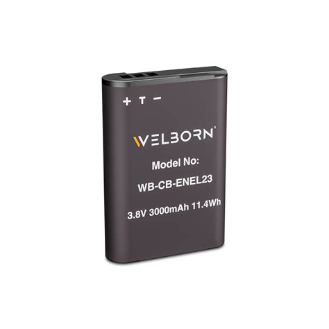 WELBORN EN-EL23 Rechargeable Lithium-Ion Battery for Nikon Coolpix P60 ...