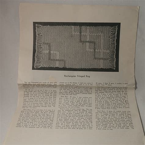 Image result for Instructions for Rectangular Rug