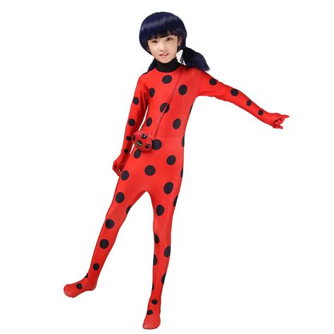 Fantasia Kids Lady Bug Costumes Girls Women Child Spandex Ladybug ...