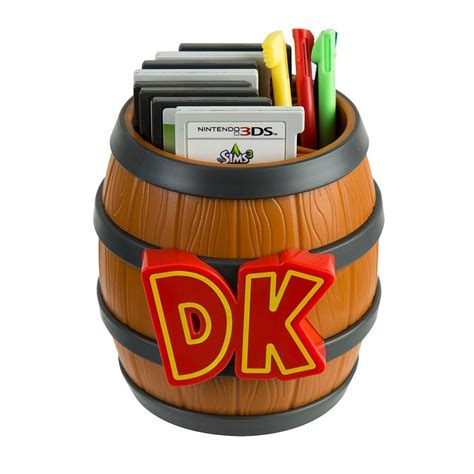 Buy PDP Donkey Kong Barrel Game Card Storage - Nintendo 2DS Online at ...
